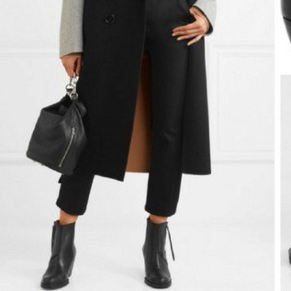 Acne Black Leather Pistola Ankle Boots - Picture 4 of 10